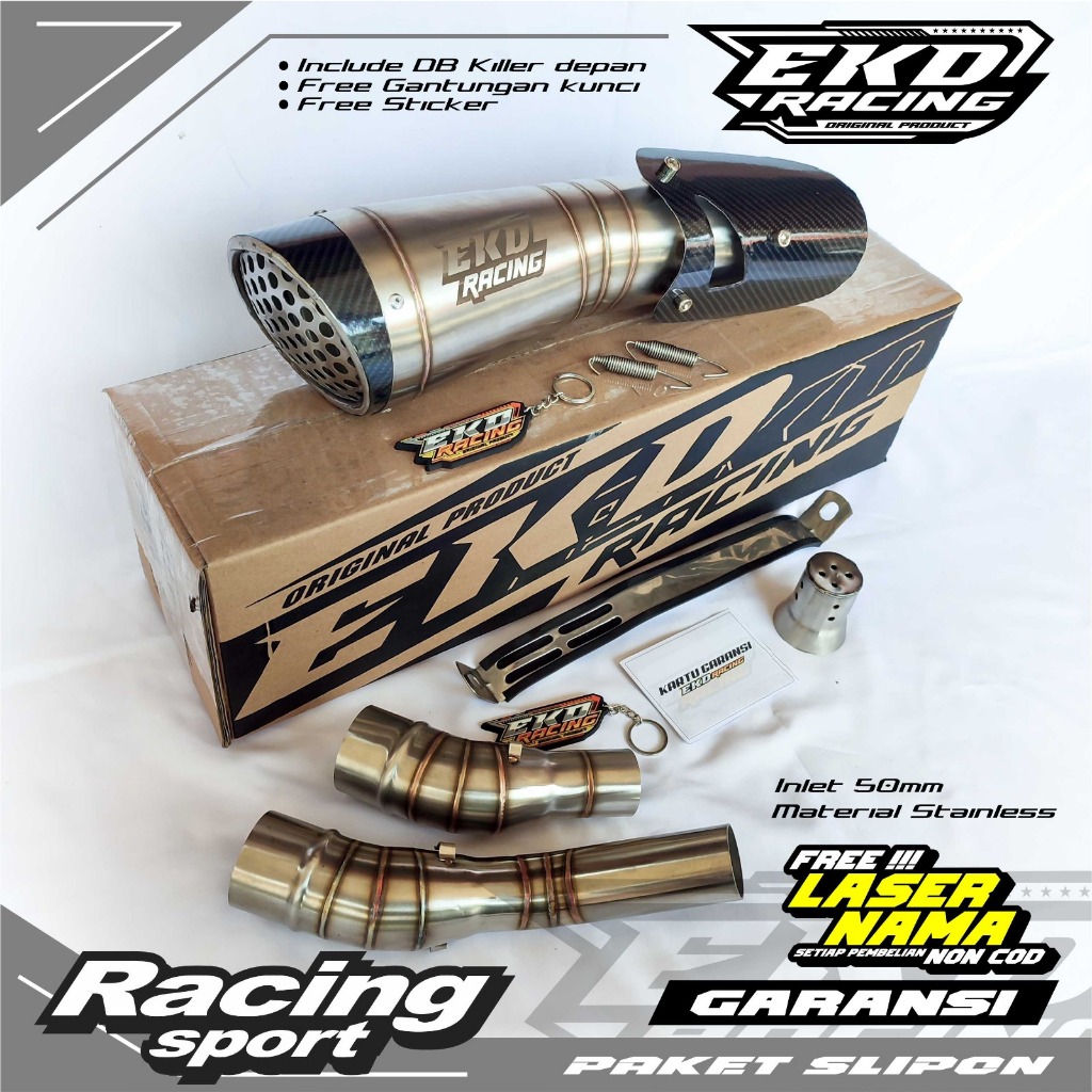 Jual KNALPOT R9 H2 SERIES EKD ORIGINAL PNP VIXION CBR150 R15 V2 V3 V4 ...