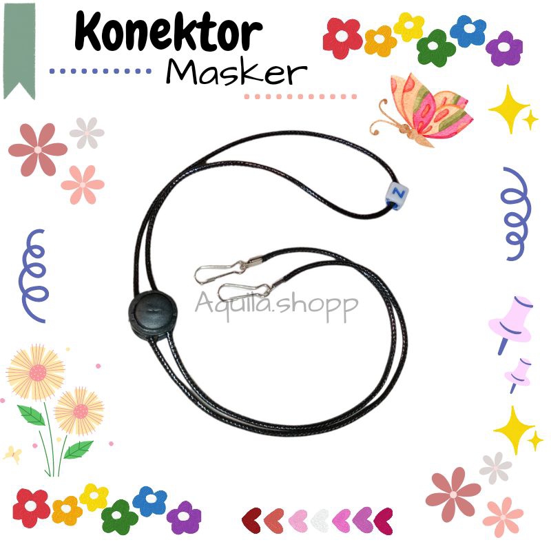 Jual KONEKTOR MASKER HIJAB / STRAP MASKER / TALI GANTUNG MASKER KOREA ...