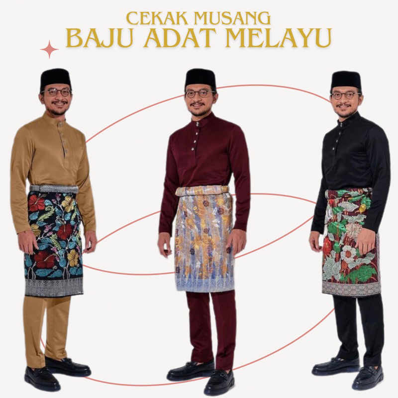 Jual PAKAIAN ADAT MELAYU (CEKAK MUSANG) BAHAN SATIN BRIDAL "BAJU DAN