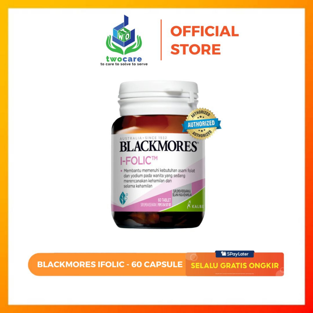 Jual BLACKMORES I-FOLIC BPOM KALBE I FOLIC - 60 Tablet 60 tab | Shopee ...