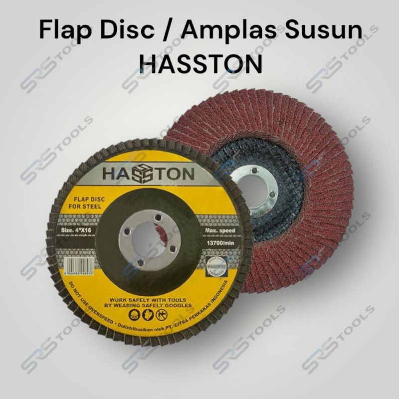 Jual HASSTON Flap Disc Besi Kayu 4 Inch / Amplas Susun Besi Mata Gerinda Amplas Shopee Indonesia