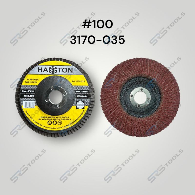 Jual HASSTON Flap Disc Besi Kayu 4 Inch / Amplas Susun Besi Mata Gerinda Amplas Shopee Indonesia