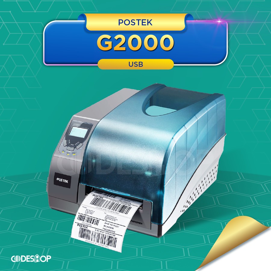 Jual Printer Label Semi Indutrial Postek G2000 Cetak Barcode (203 Dpi ...