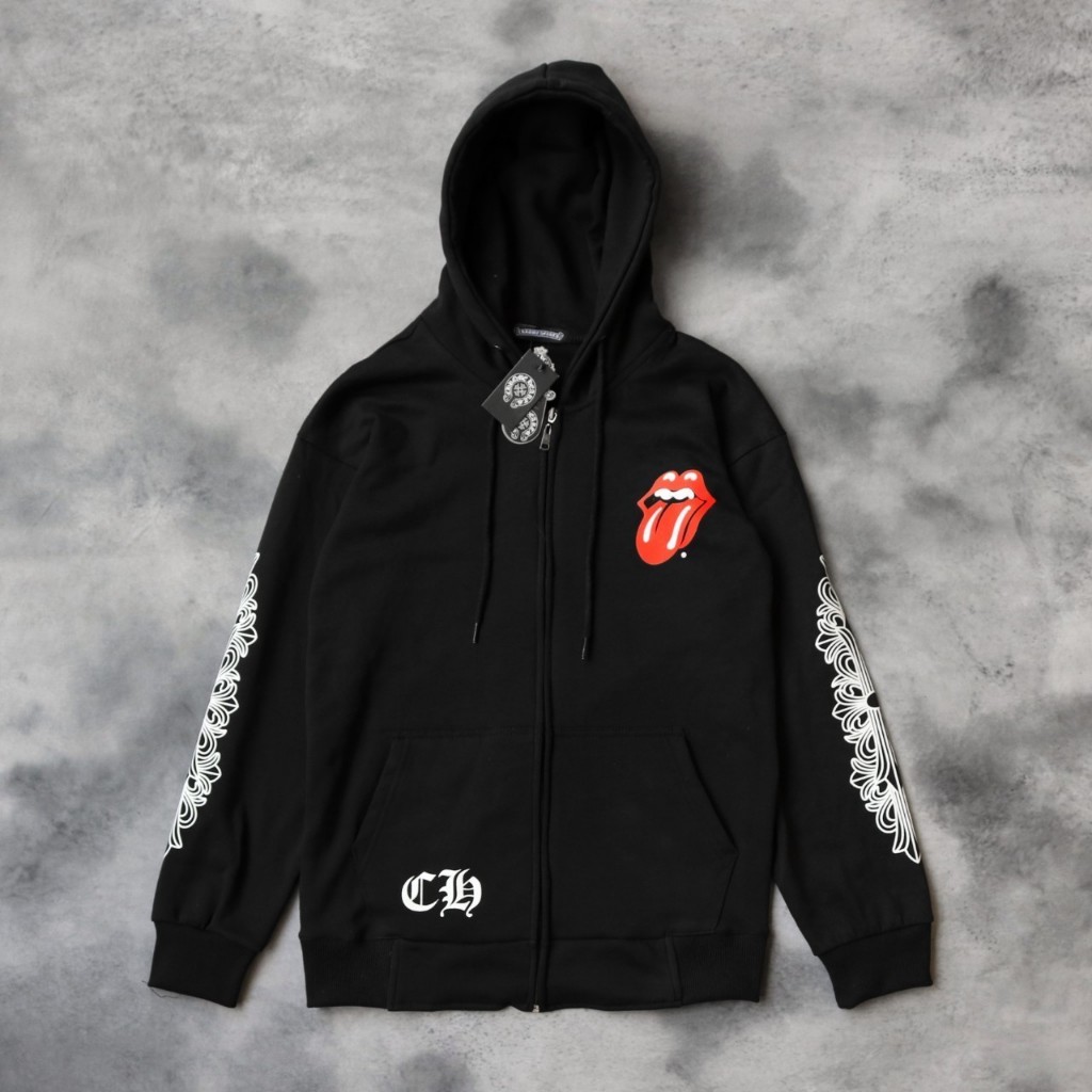 Chrome hearts rolling stone hoodie sale