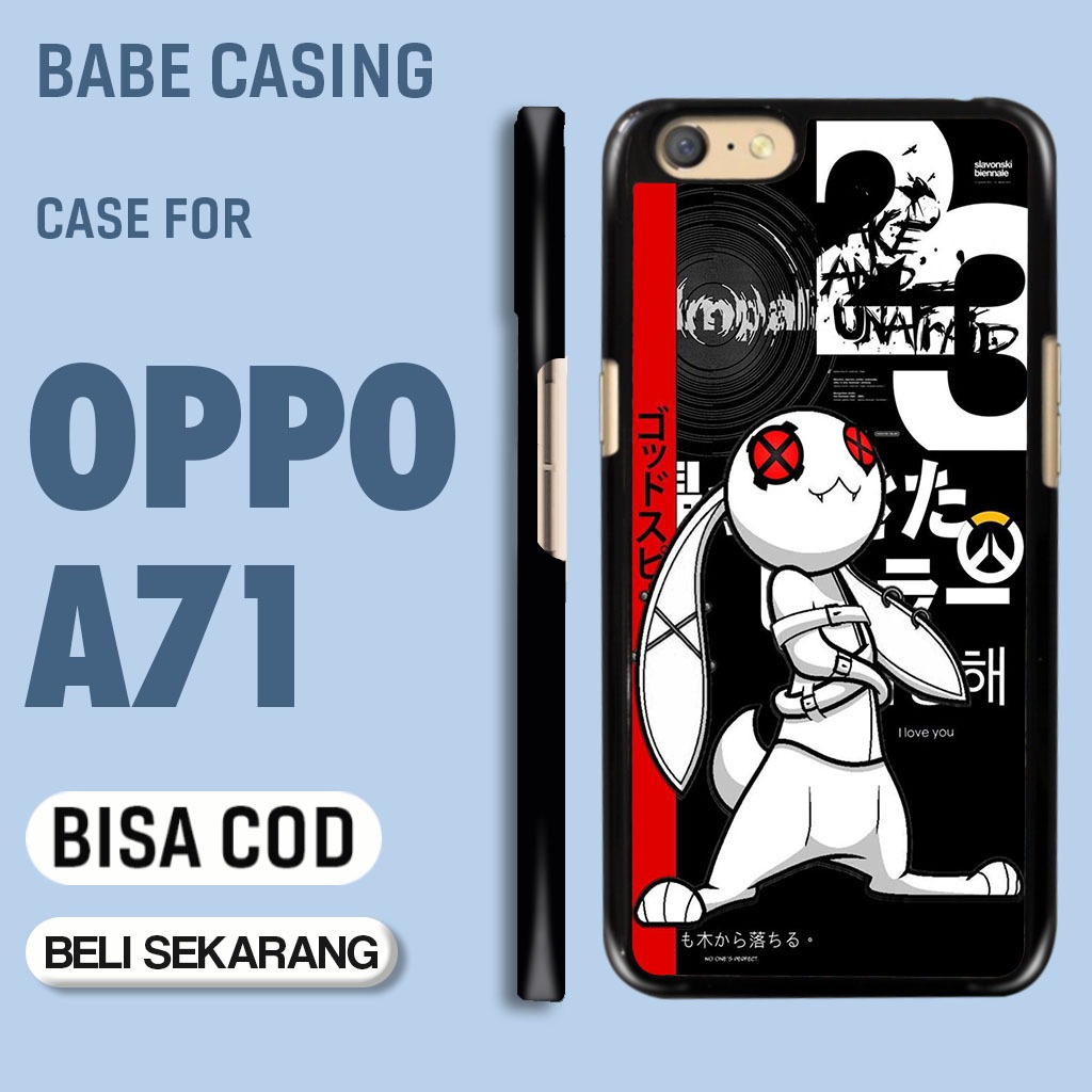 Jual case hp oppo a71 terbaru motif aesthetic abstrak art gaming