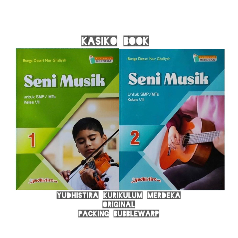 Jual Buku Seni Musik Kelas 1 2 / 7 8 SMP/MTs Yudhistira Kurikulum ...