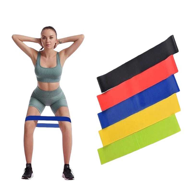 (ORI) Resistance Band Power Stretching Pull Up Yoga Pilates Fitness Gym Resistance Bands Set Loop Pemanasan TPE