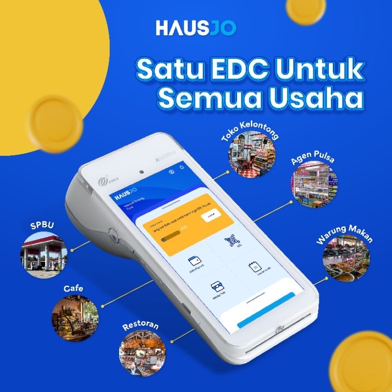 Jual Mesin Android Pos Kasir PAX A920 PRO Hausjo | Shopee Indonesia