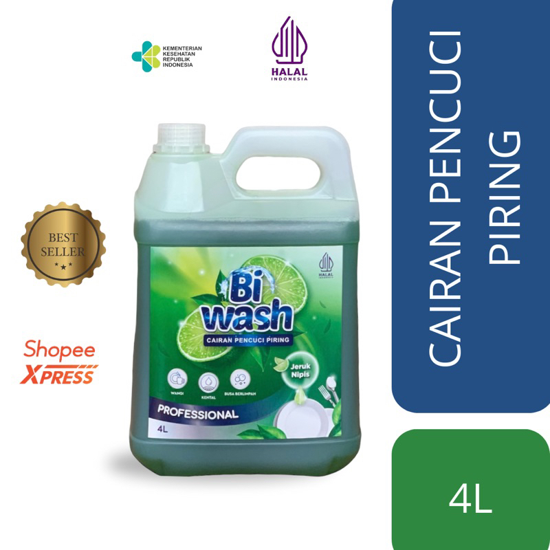 Jual Bi Wash Sabun Cuci Piring Jeruk Nipis Jerigen L Shopee Indonesia