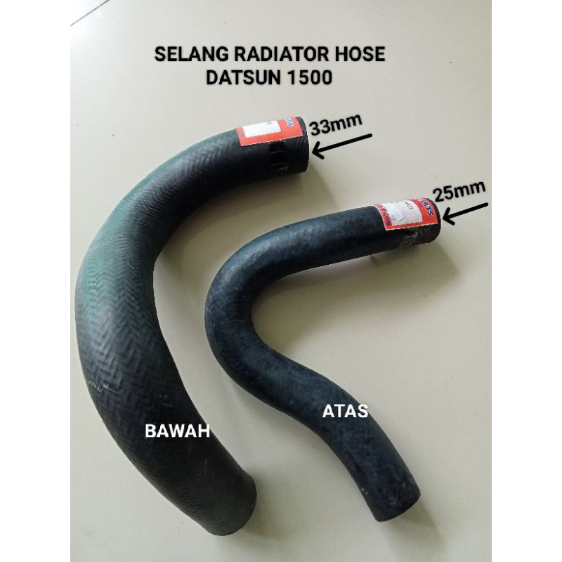 Jual SELANG RADIATOR DATSUN 1500 ATAS & BAWAH , HARGA 1 PCS | Shopee ...