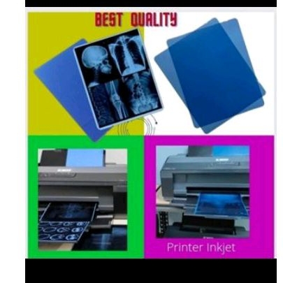 Jual Medical Dry Film Inkjet Rontgen X-ray Radiology A4 Blue Base 100 ...