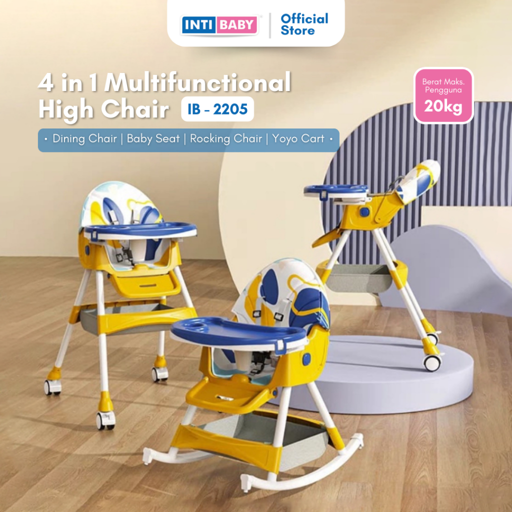 Jual INTI BABY in Multifunctional High Chair Tempat Duduk