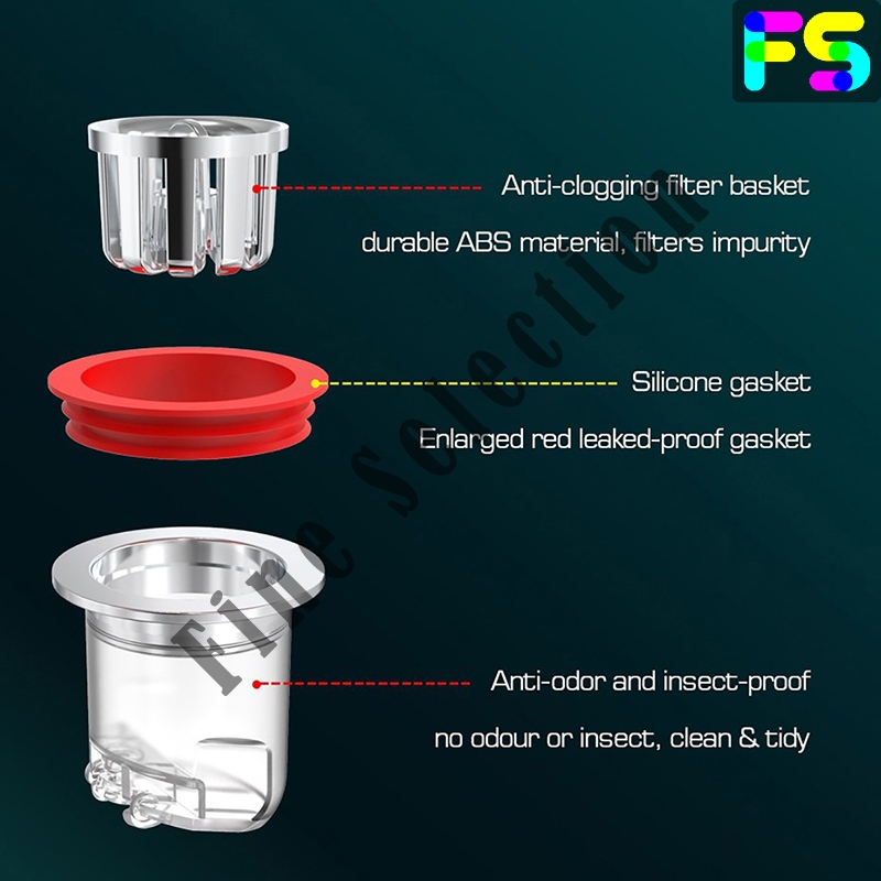 Jual Odour Trap Gravity ANTI BAU GOT INSECT KECOA SARINGAN PEMBUANGAN ...