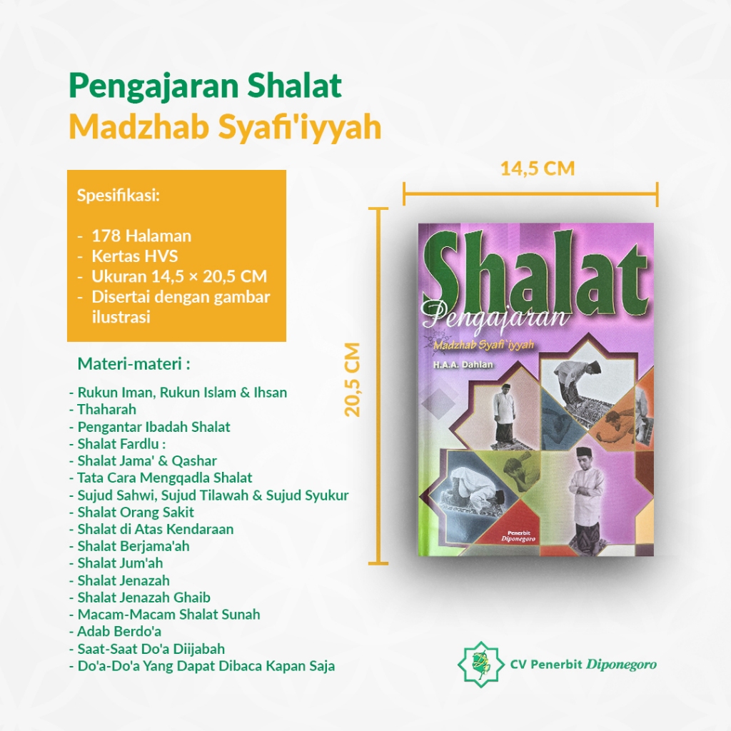 Jual PENGAJARAN SHALAT SYAFI'IYYAH | TUNTUNAN SHALAT | CARA SHALAT ...