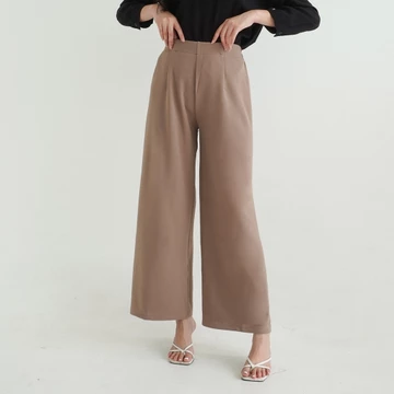 Rose Basic Cullote Premium CF1797 By SONIA Kulot Highwaist Basic Panjang Karet