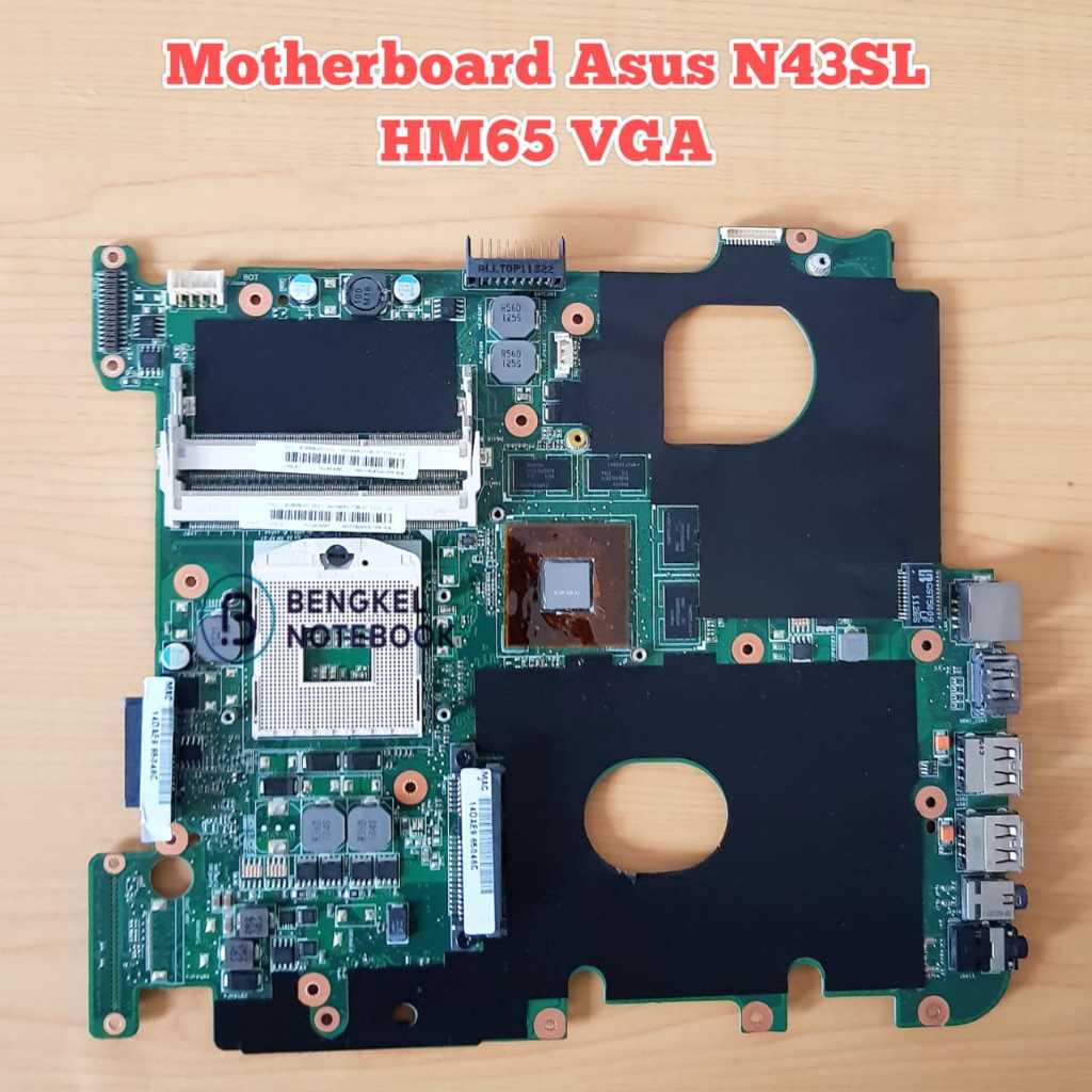 Jual Motherboard Asus N43 N43SL Chipset HM65 VGA Nvidia GT630M REV 2.0 ...