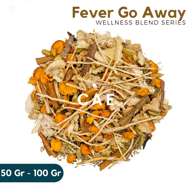 Jual FEVER GO AWAY Herbal Blend Ginger Cinnamon Cardamom Alang