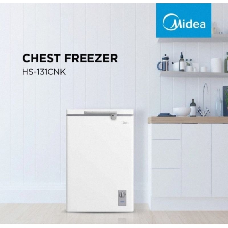Jual Freezer Box Midea 100L HS131CNK 100 liter / Chest Freezer Midea