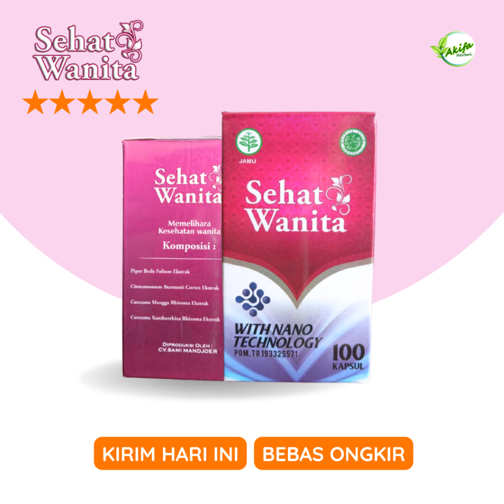 Jual Sehat Wanita Original 100 Kapsul Obat Herbal Promil Penyubur