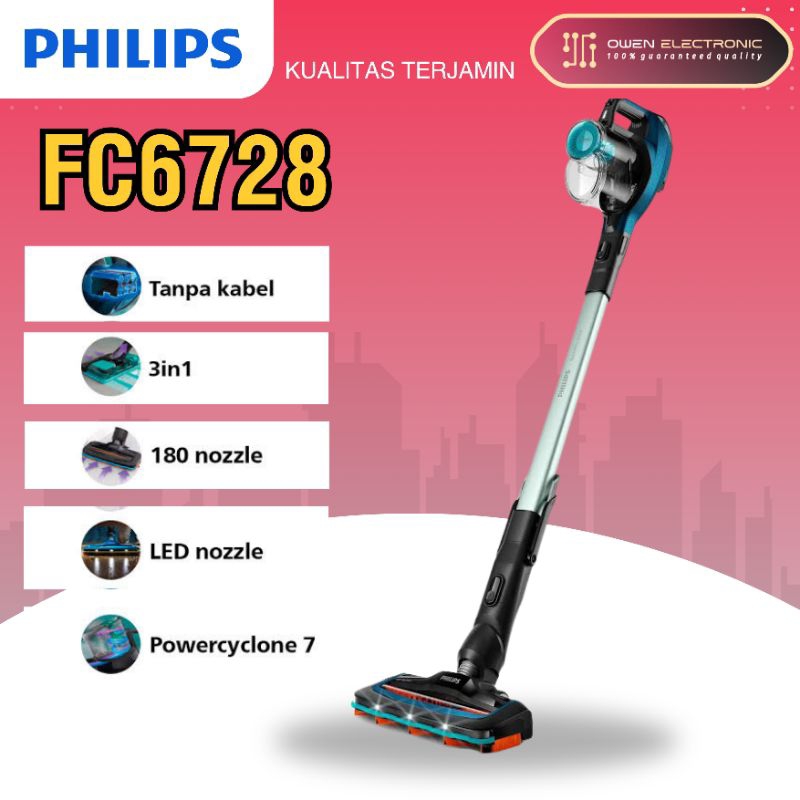Jual PHILIPS UPRIGHT FC6728/ PHILIP VACUUM CLEANER STICK FC6728 ...