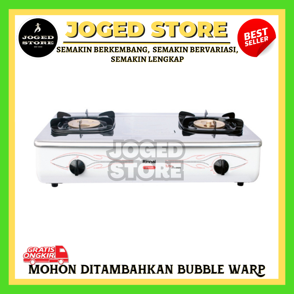 Jual KOMPOR GAS RINNAI 2 TUNGKU RI-712T TURBO | KOMPOR GAS RINNAI ...