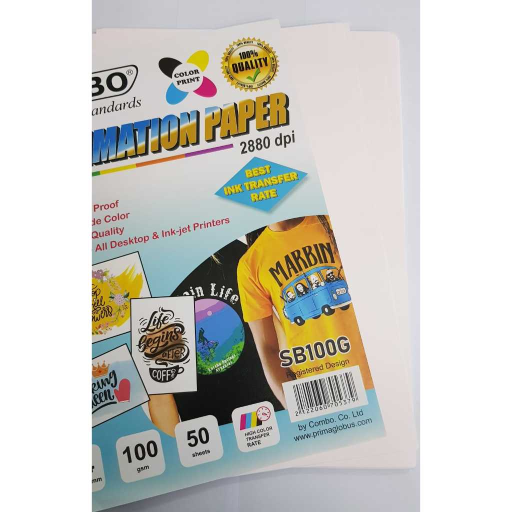 Jual Kertas Sublim A4 / Sublimation Paper / Kertas Sablon / Transfer ...