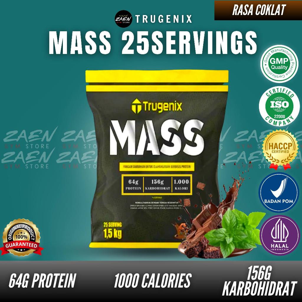 Jual Trugenix Mass Gainer 25 servings 1,5 kg Mass Pro Weight Gainer