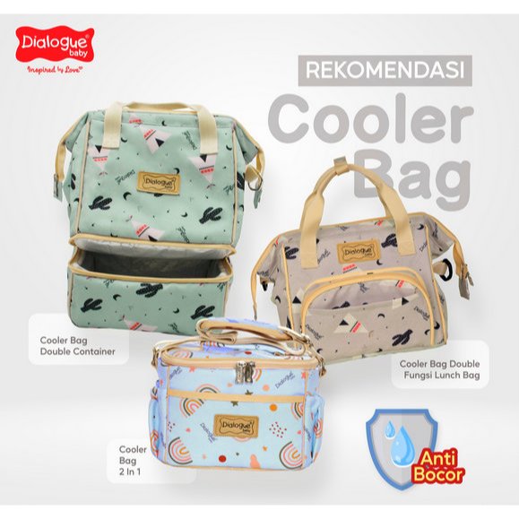 Jual COOLER BAG dialogue baby perlengkapan asi free botol asi tas ASI