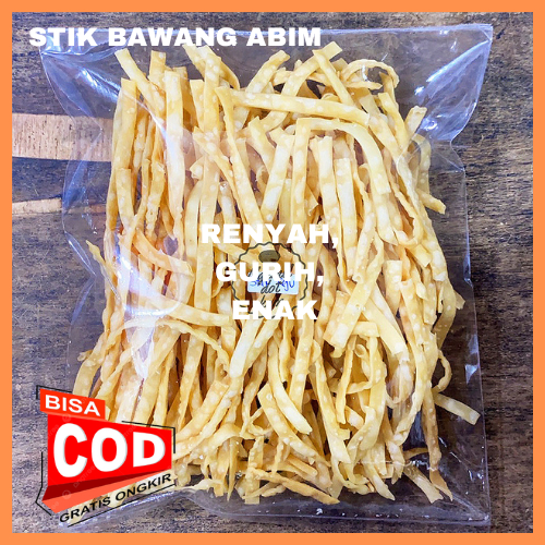 Jual Keripik Bawang 200gr Keripik Pangsit Stik Bawang Gurih Renyah