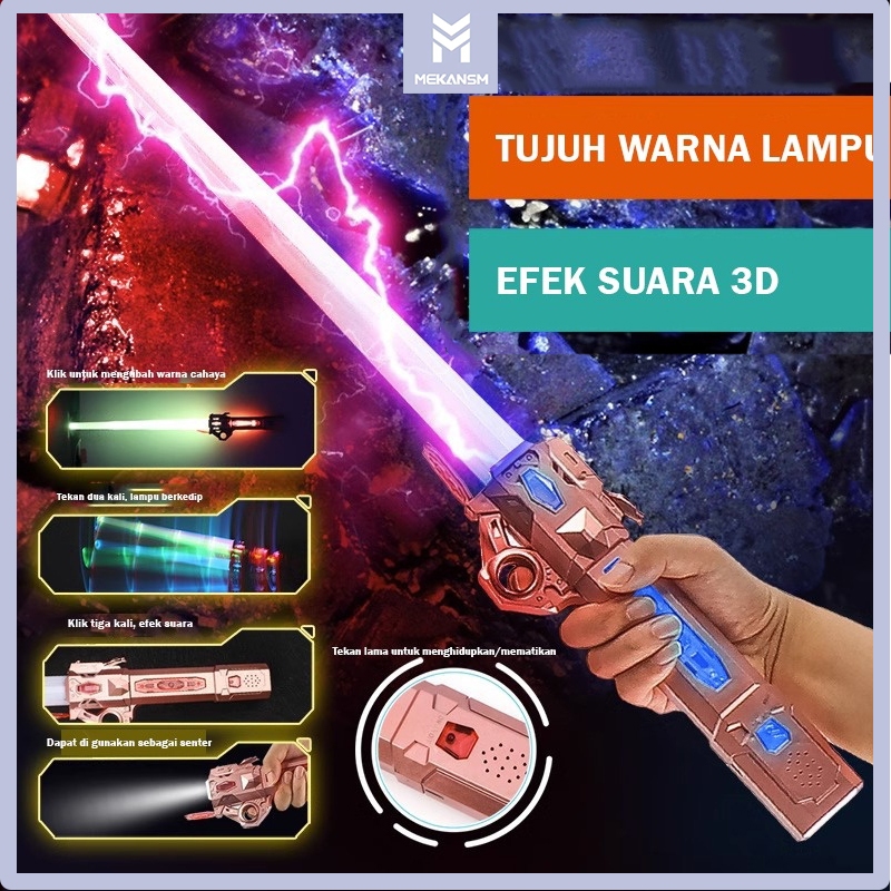 Jual MEKANSM Laser Mainan Pemintal Jari Lightsaber Mainan Anak Pedang ...