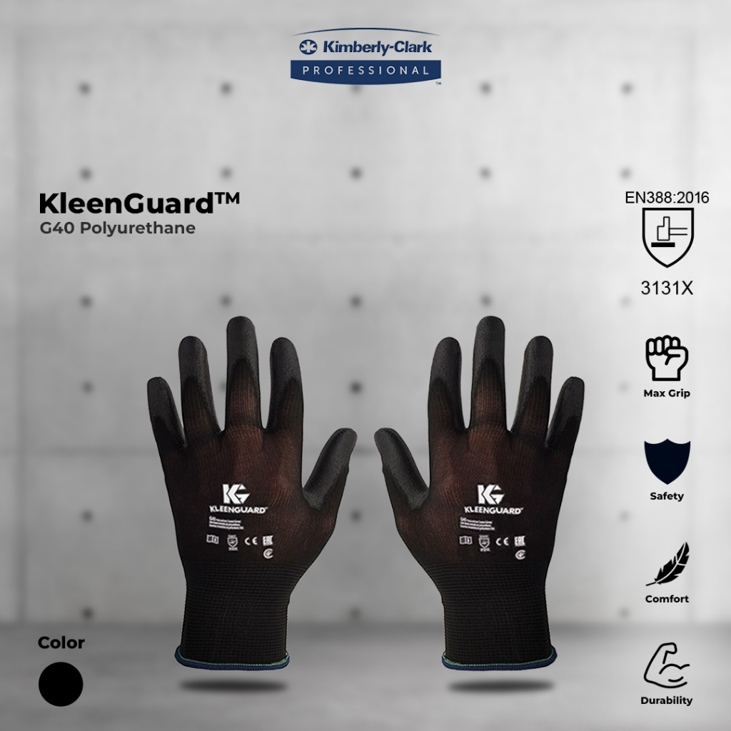 Jual KLEENGUARD G40 Polyurethane Coated Gloves - Sarung Tangan Anti ...