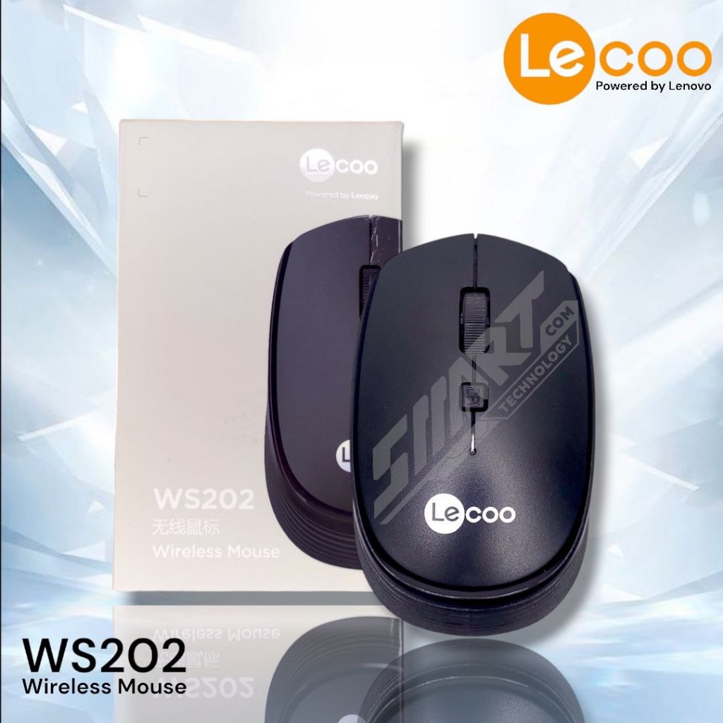 Jual Mouse Wireless Lecoo WS202 Wireless Optical Mouse | Shopee Indonesia