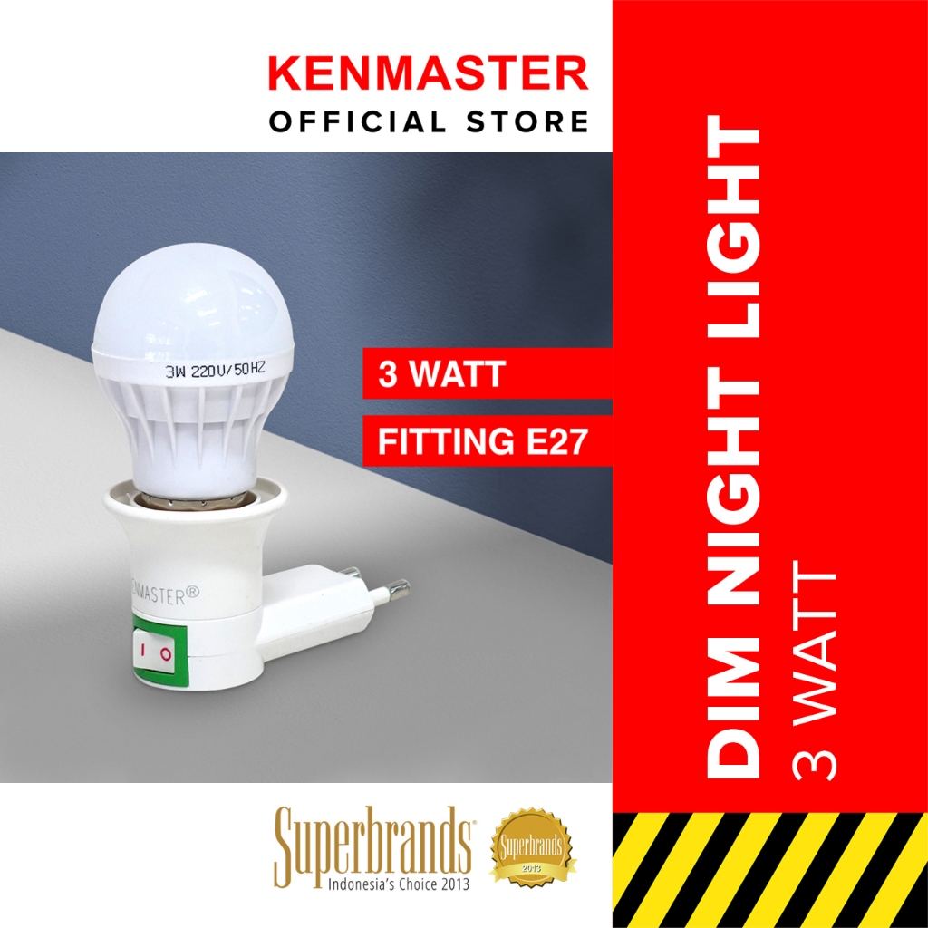 Jual Kenmaster Lampu Dim Night Light LAMP043 Shopee Indonesia