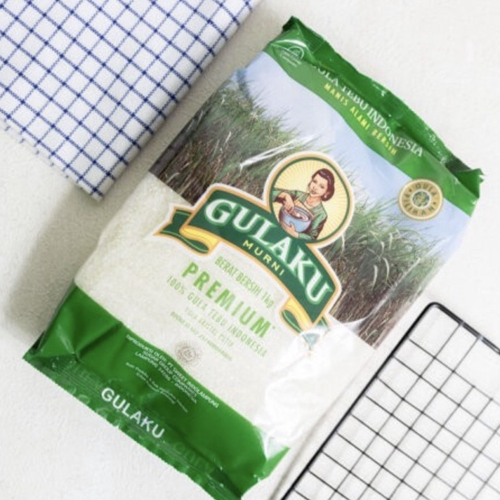 Jual Readystock GULAKU 1kg gula tebu gulaku gula pasir 1 kilogram Model ...