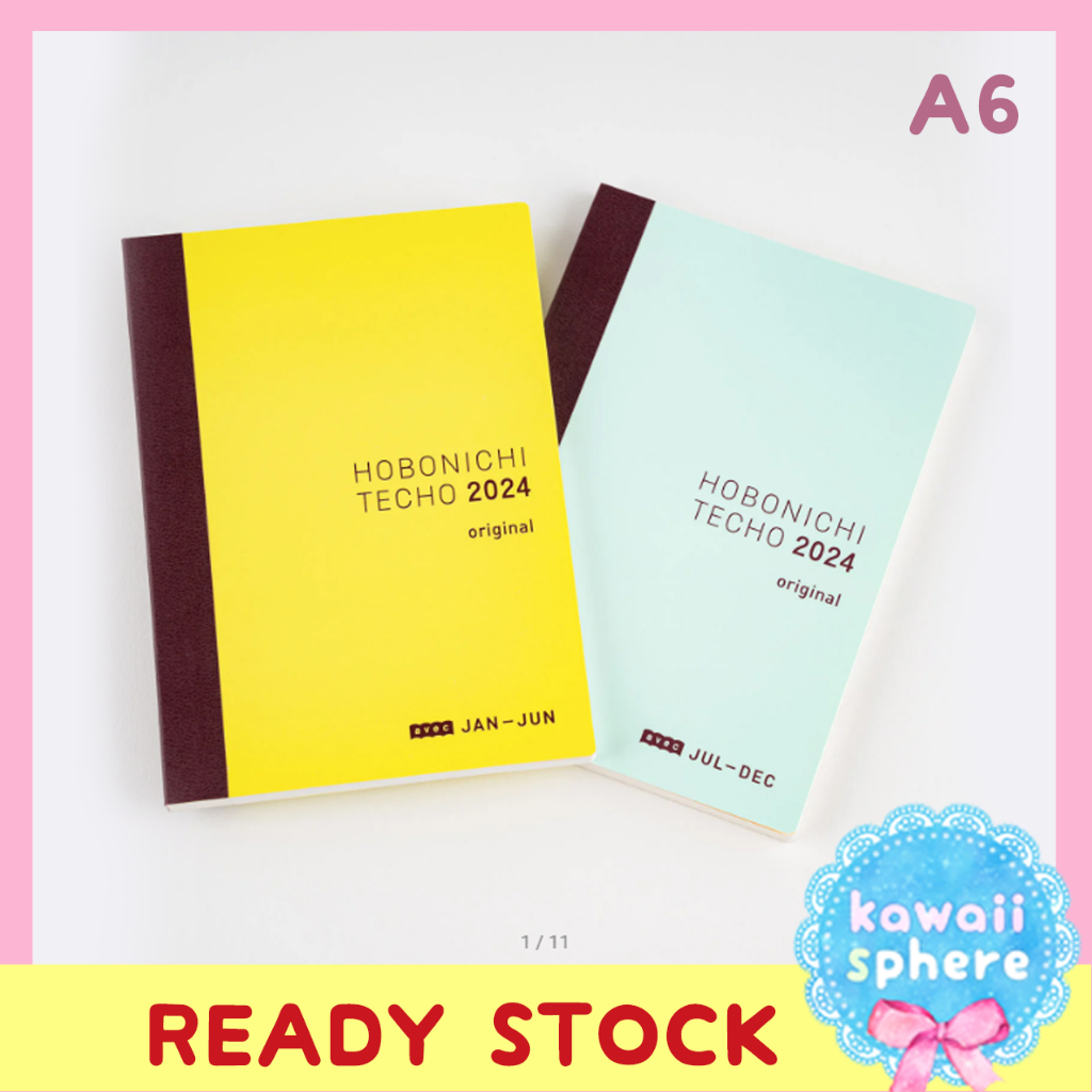 Jual Hobonichi Techo 2024 A6 Japanese Avec 2 Books Set Hobonichi Avec