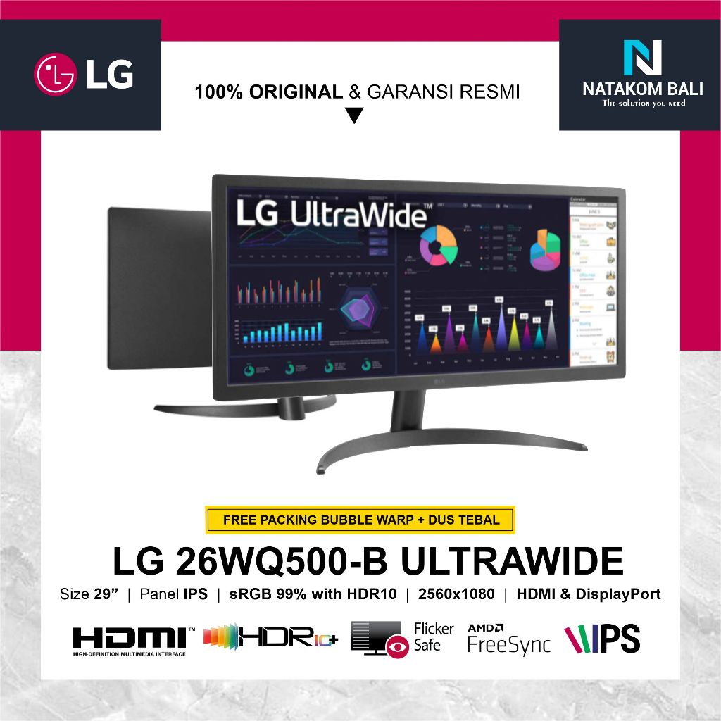 Jual MONITOR LED LG 25.7