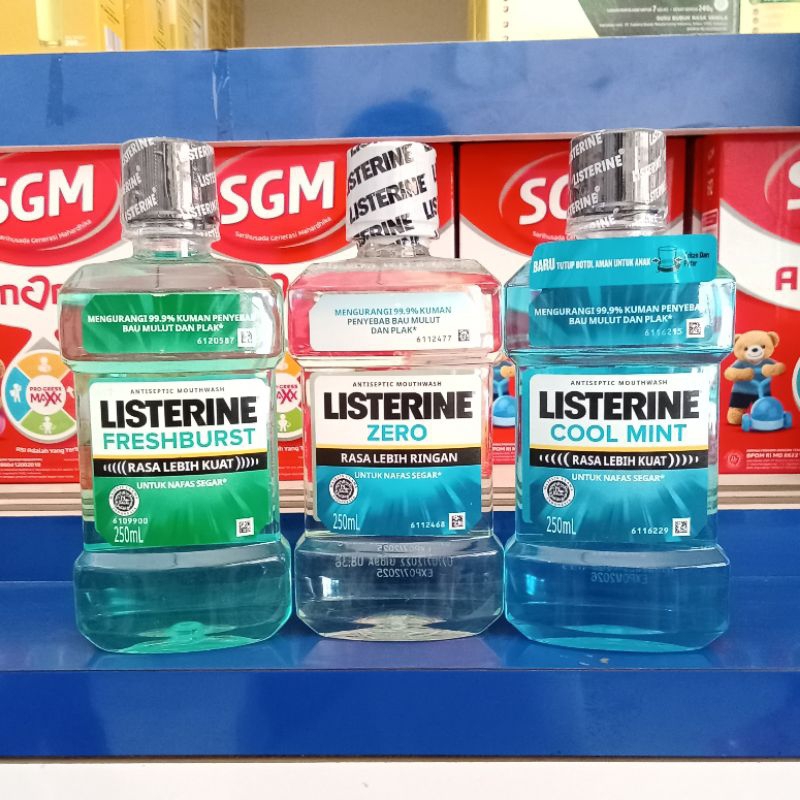 Jual LISTERINE Antiseptic Mouthwash 250ml Shopee Indonesia