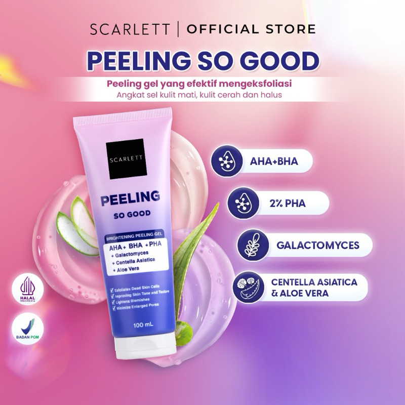 Jual Scarlett Whitening Peeling So Good 100ml Shopee Indonesia