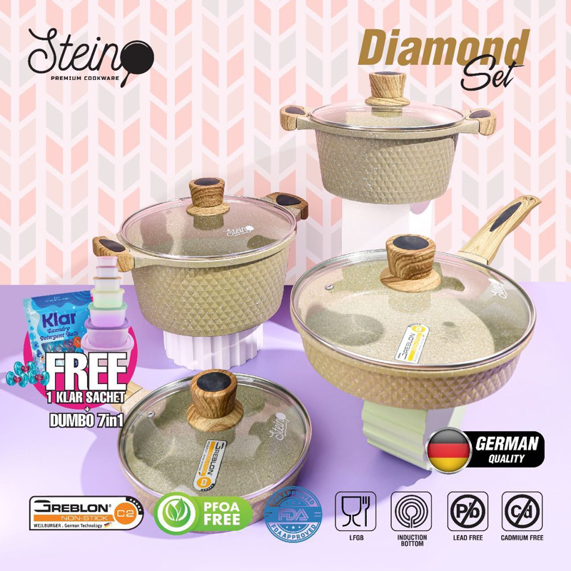 Jual Paket Diamond Granit German Steincookware Shopee Indonesia