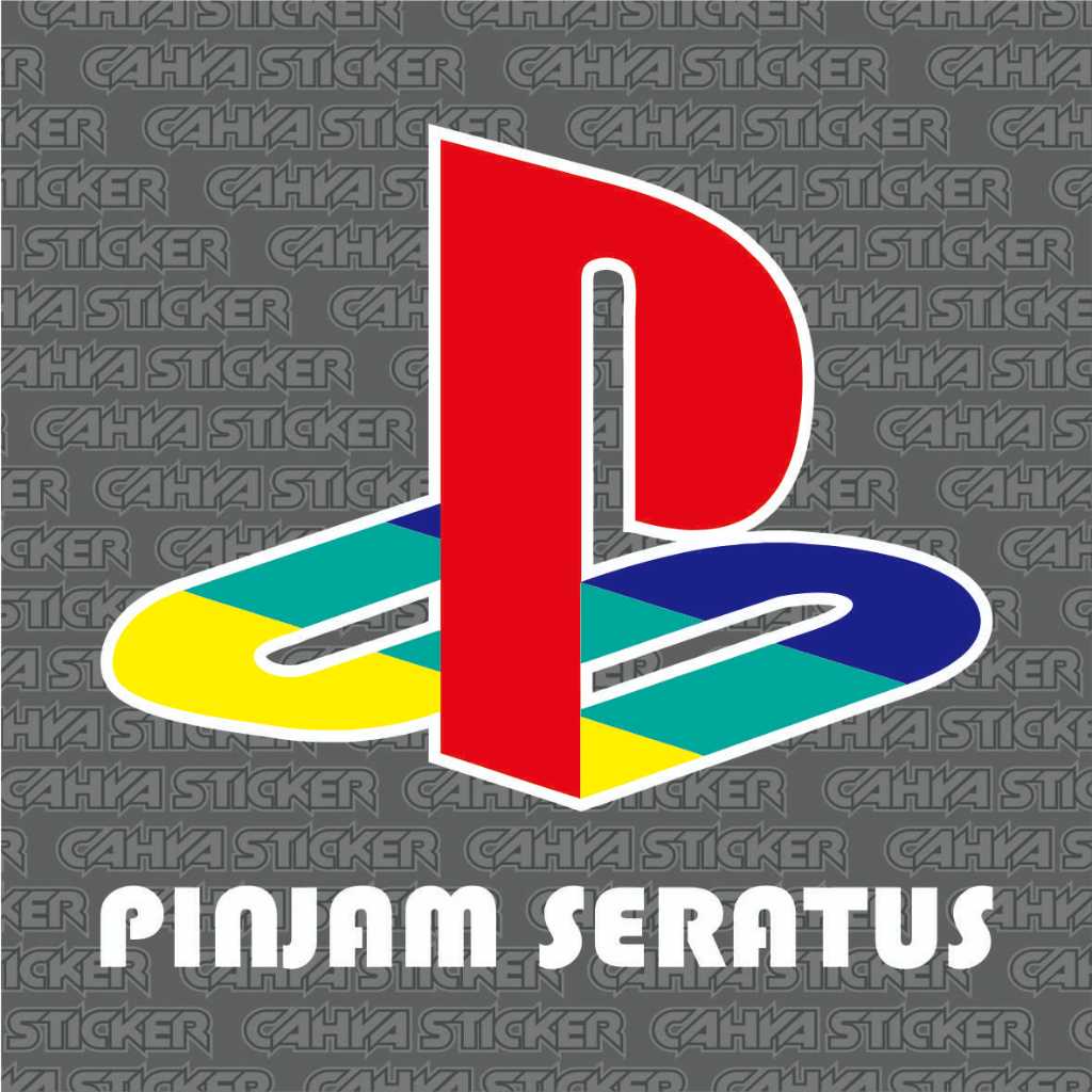 Jual Cutting Sticker PS PINJAM SERATUS | Shopee Indonesia