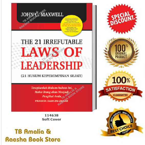 Jual Buku 21 Hukum Kepemimpinan Sejati - The 21 Irrefutable Laws Of ...