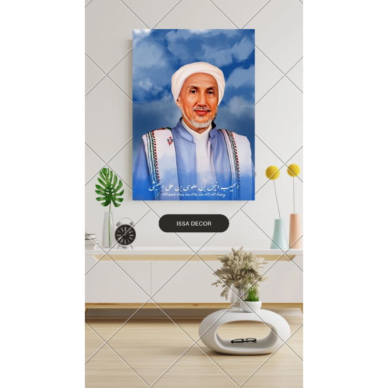 Jual Al Habib Anis Bin Alwi Bin Ali Al Hasby Foto Habib Lukisan Habib ...