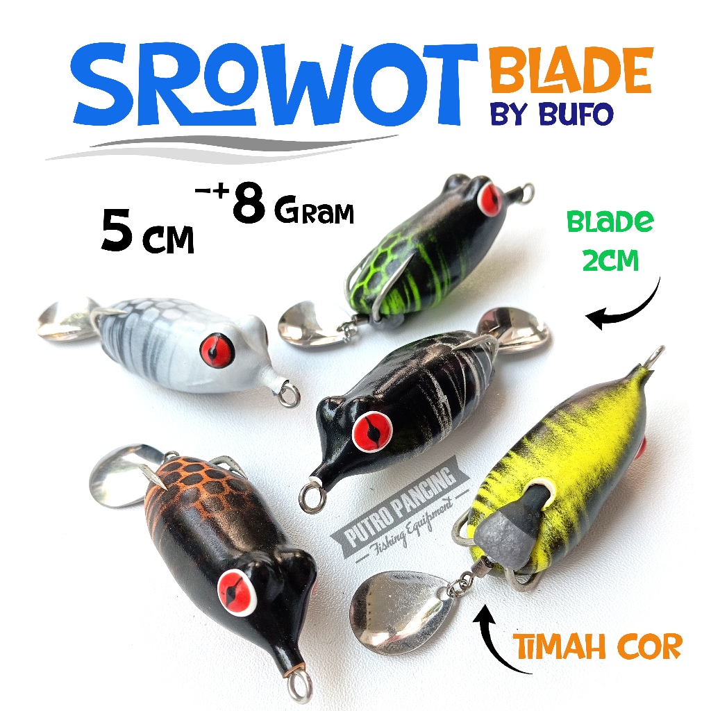 Jual Lure Bufo SROWOT BLADE Soft Frog softfrog | Shopee Indonesia