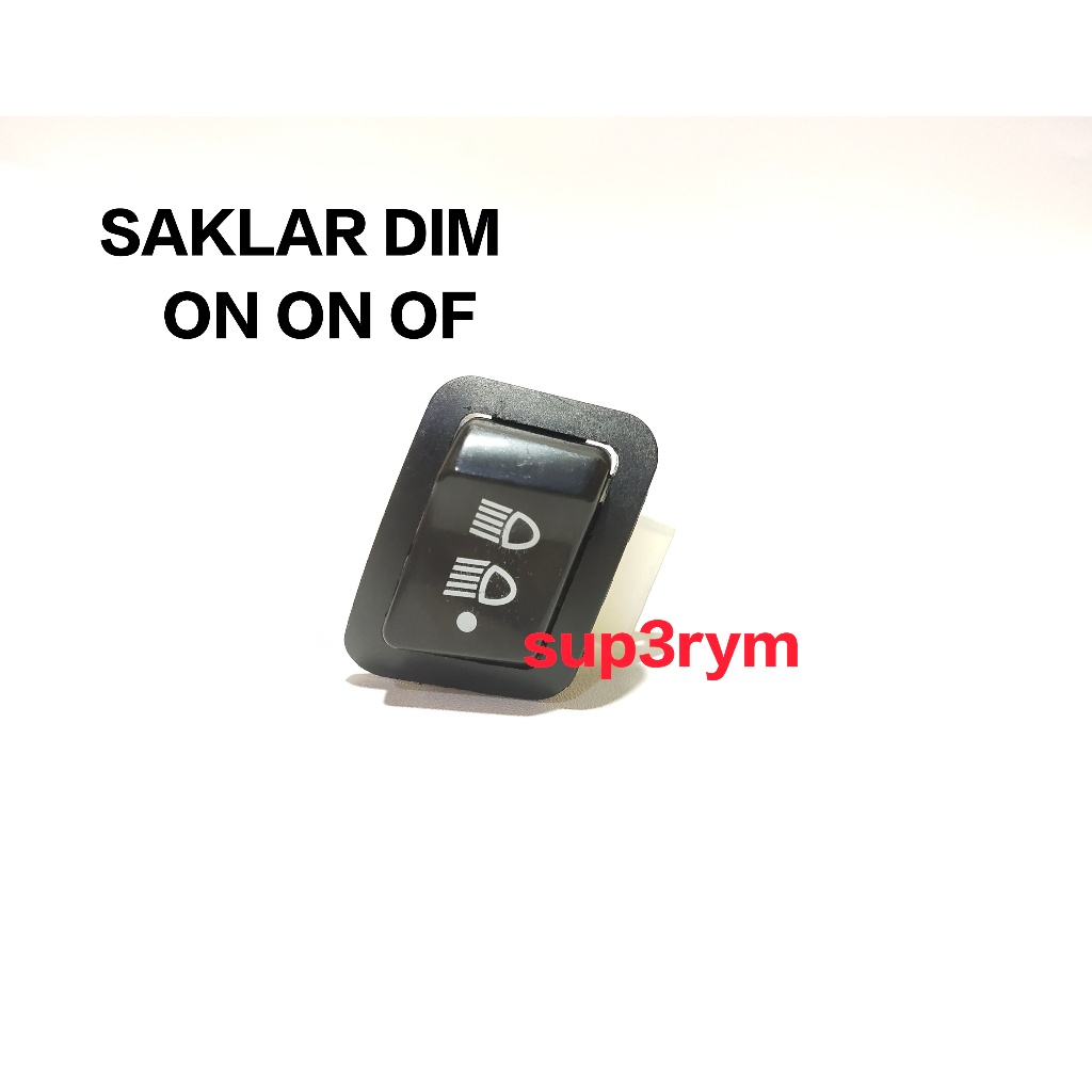 Jual Tombol Saklar Lampu Motor Dim On Off Fungsi Saklar Onoff On Off