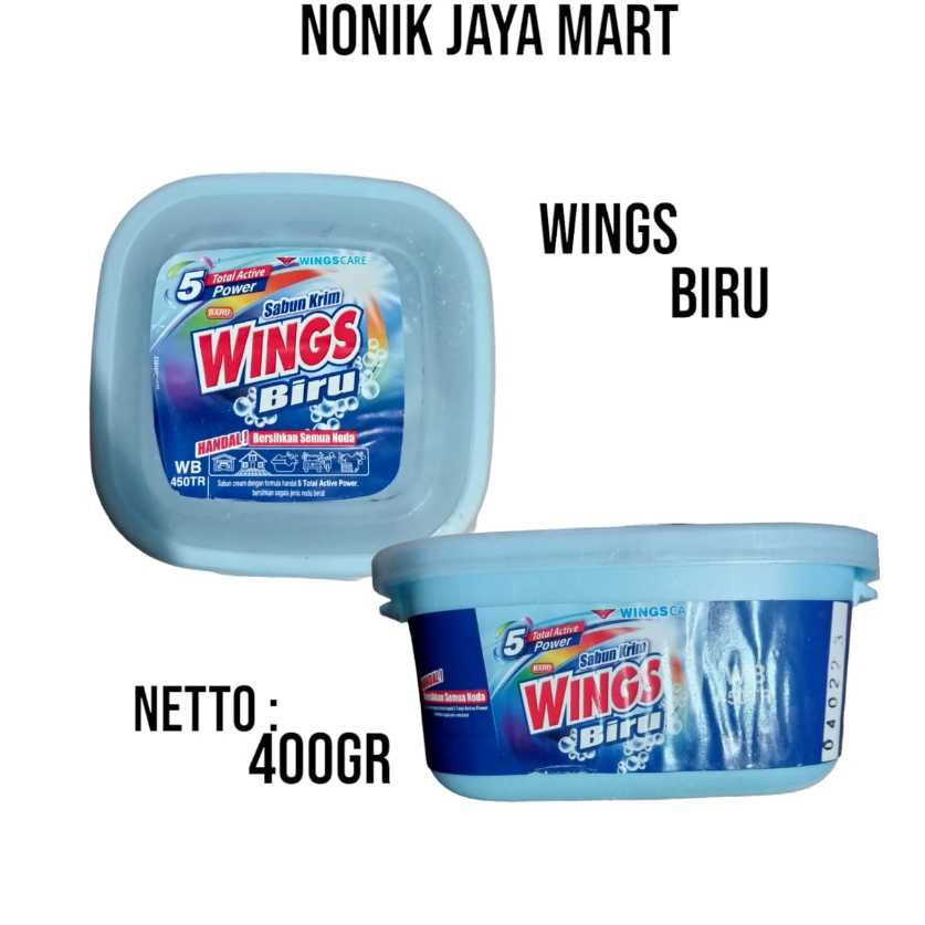 Jual Wings Biru Sabun Colek Krim 400gr | Shopee Indonesia