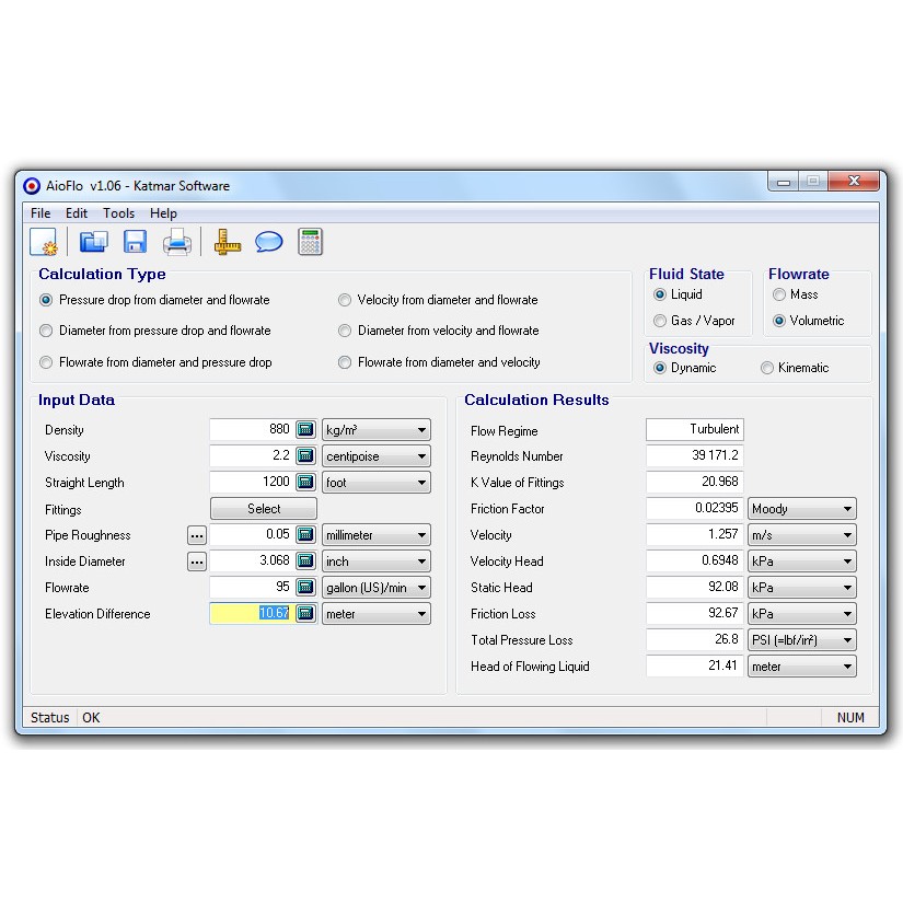 Jual Piping Systems FluidFlow 3 - Pressure Drop Software | Shopee Indonesia