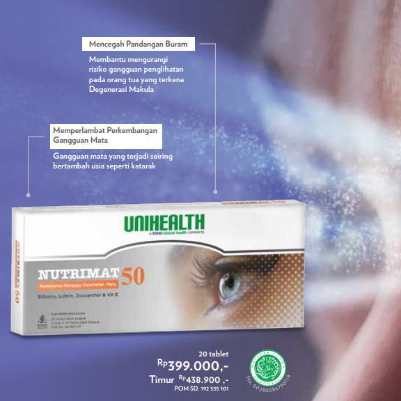 Jual Obat Mata Buram Nutrimat 50 Original Obat Mata Minus dan Silinder ...