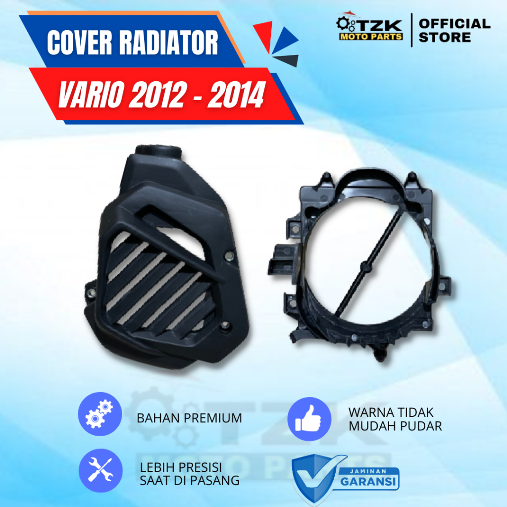 Jual Cover Tutup Dudukan Radiator Honda Vario Techno 125 Fi Injeksi ...
