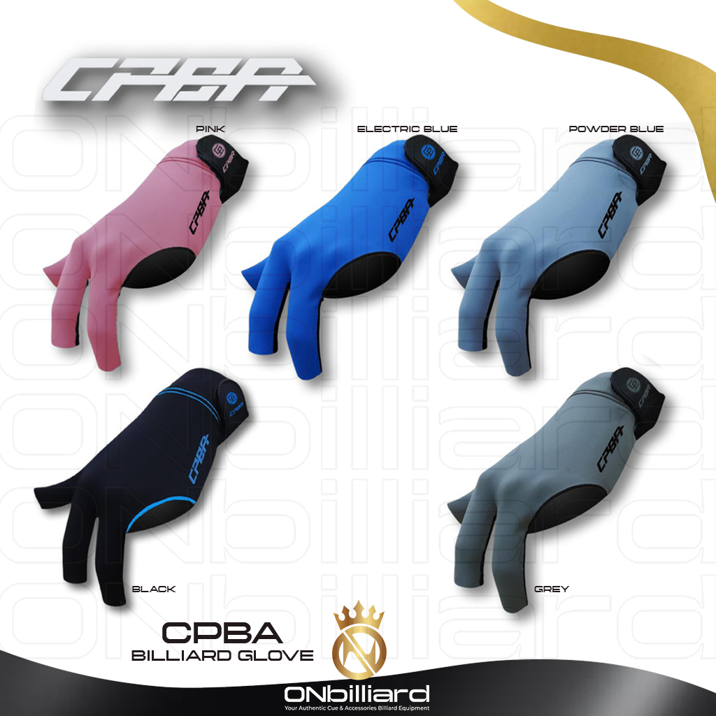 Jual CPBA Pro Gloves Open Finger Sarung Tangan Billiard Biliar Biliyar