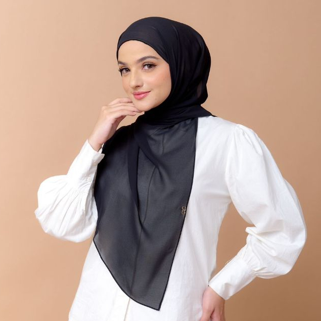 Nabillasyal Haura Series Pashmina 2 In 1 Hijab Semi Instant Ceruti